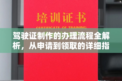 甘洛驾驶证制作的办理流程全解析，从申请到领取的详细指南